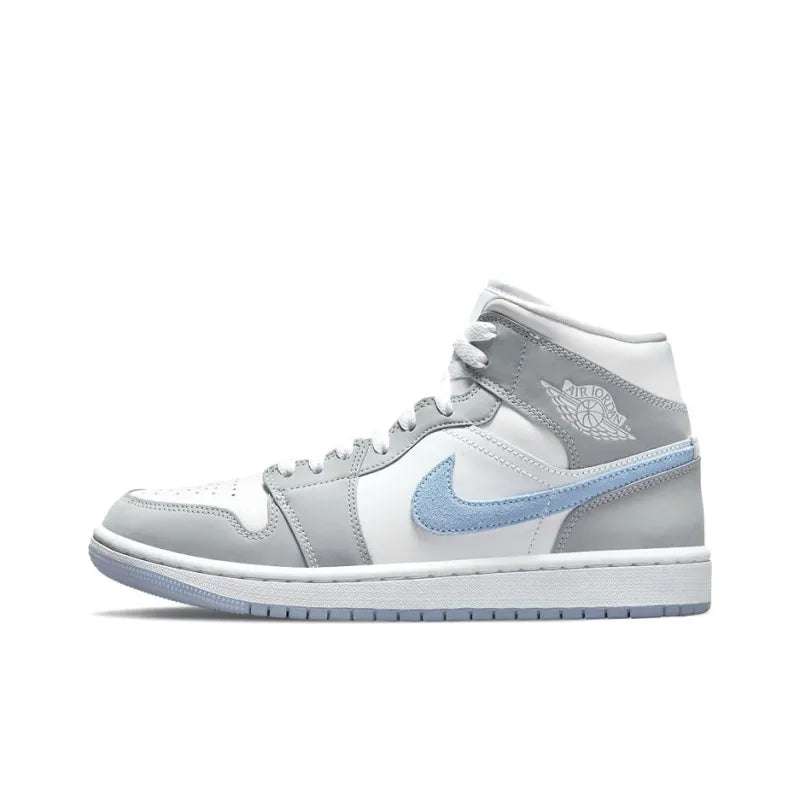 AirJordan1MidWolfGreyAluminium_1 Air Jordan 1 Mid Wolf Grey Aluminium - Image 1