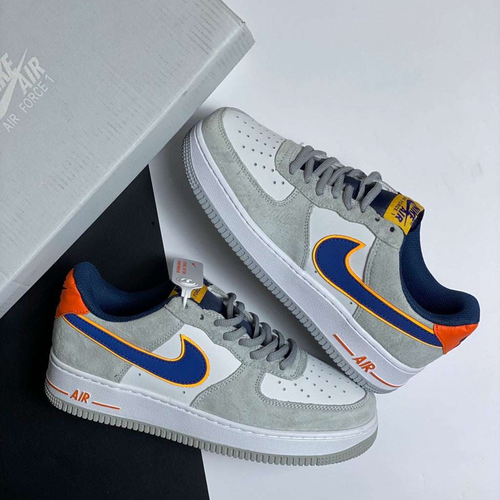 AlRFORCE1GREYNAVYORANGE_10-1 (1) Nike Air Force 1 Grey Navy Orange - Image 1