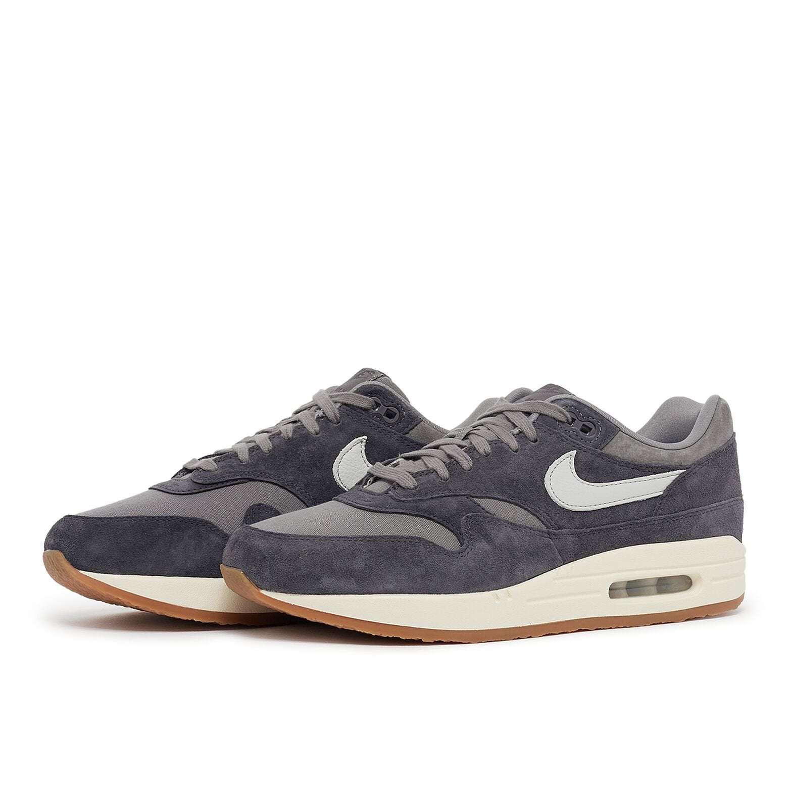 NIKEAirMax1PremiumCrepeSoftGreyNeutralGreyThunde_1 NIKE Air Max 1 Premium Crepe Soft Grey Neutral Grey Thunde - Image 1