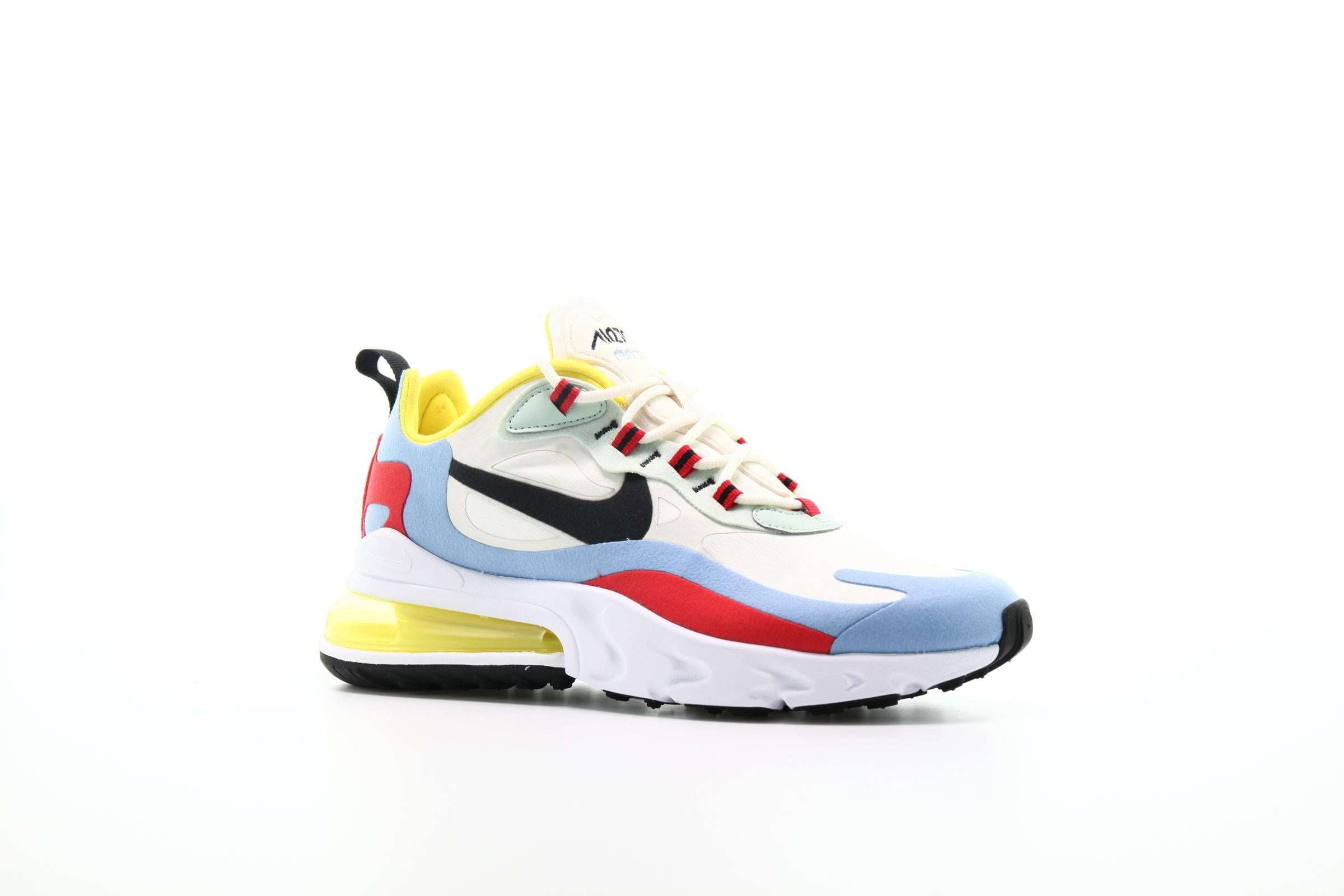 NikeAirMax270ReactNikeAirMax270ReactBauhausPhantomBlackLightBlue_4 Nike Air Max 270 React Bauhaus Phantom Black Light Blue - Image 1