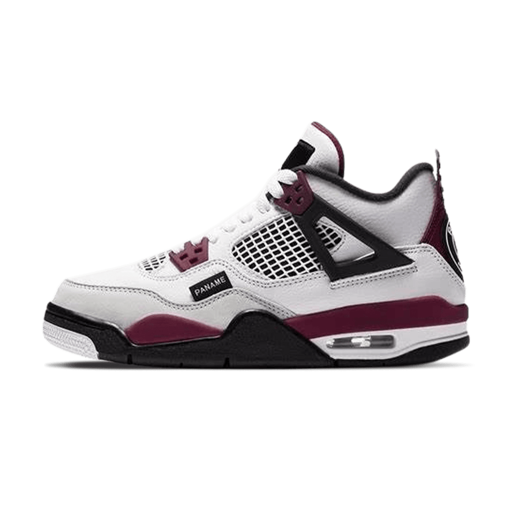 ParisSaint-GermainxAirJordan4RetroBordeaux_1 Air Jordan 4 Retro PSG White Neutral Grey - Image 1