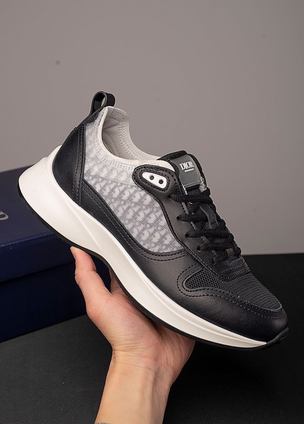 WhatsApp Image 2025-10-27 at 15.42.48_54238900 Dior Suede And Fabric B25 Black/White - Image 1