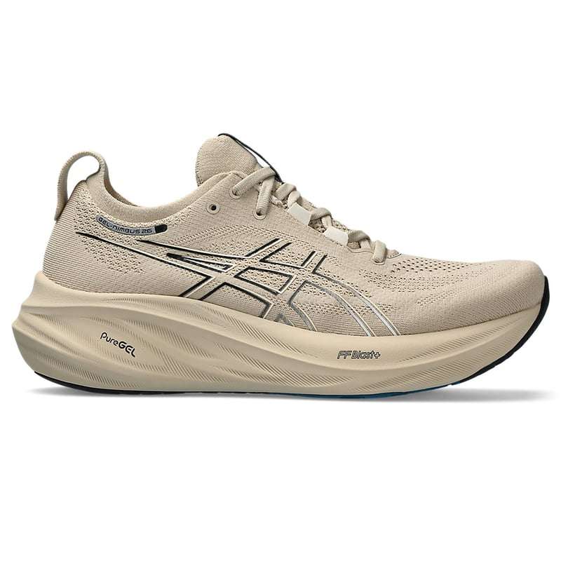 asics-gel-nimbus-26-feather-grey-black.jpg Asics Gel-Nimbus 26 Feather Grey & Black - Image 1