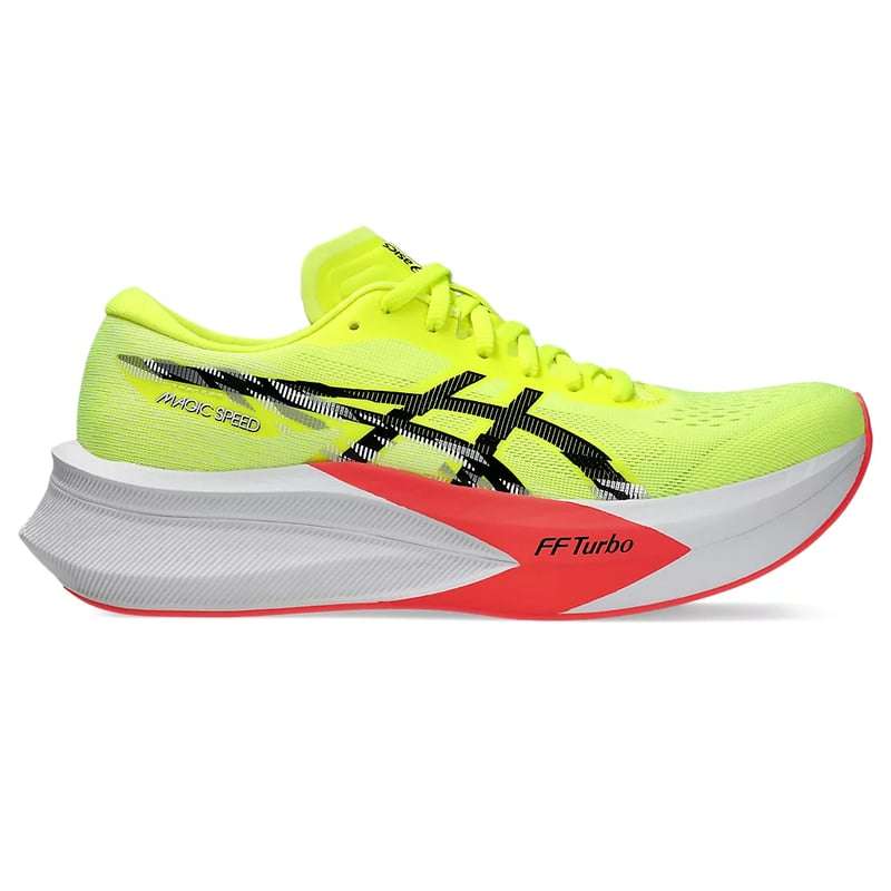 asics-magic-speed-4-safety-yellow-black.jpeg ASICS Magic Speed 4 Safety Yellow & Black - Image 1