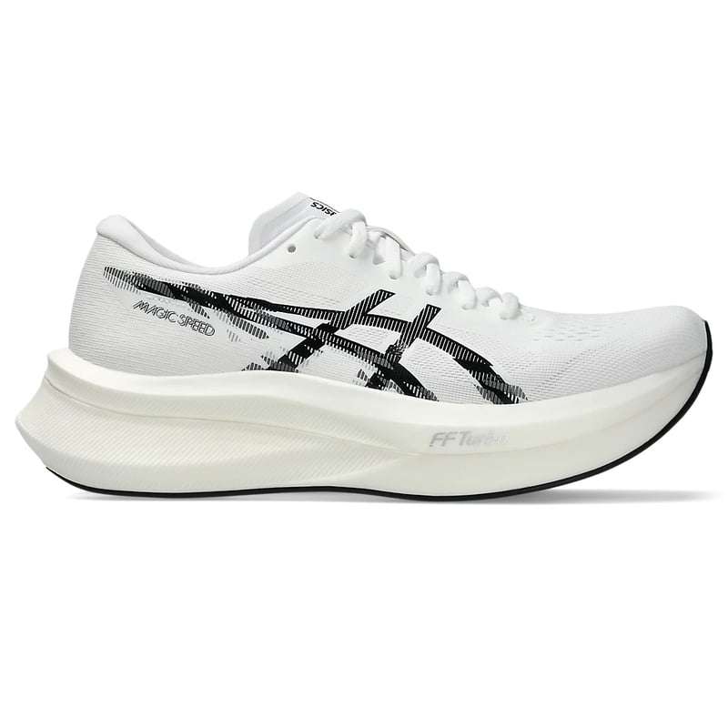 asics-magic-speed-4-white-black.jpeg ASICS Magic Speed 4 White & Black - Image 1