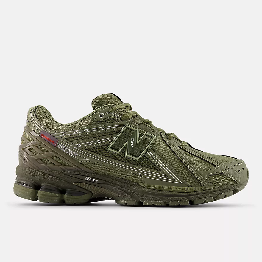 u1906rog_nb_02_i New Balance 1906R Shoes Dark Olivine with Silver Metallic - Image 1