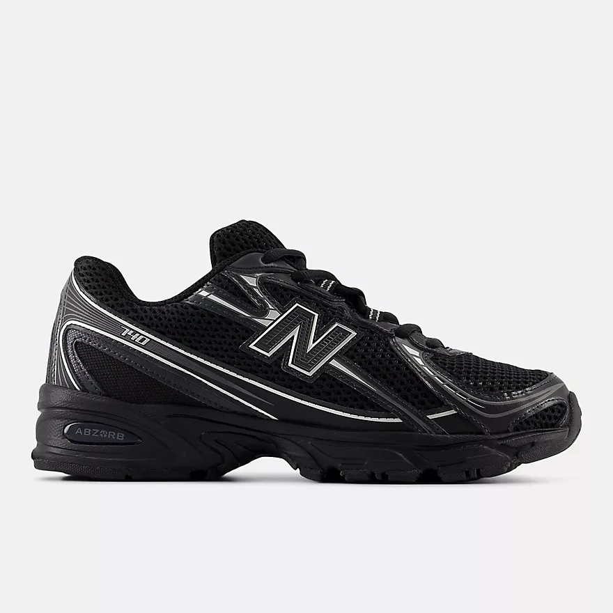 u740bm2_nb_02_i New Balance 740 BLACK with SILVER METALLIC - Image 1