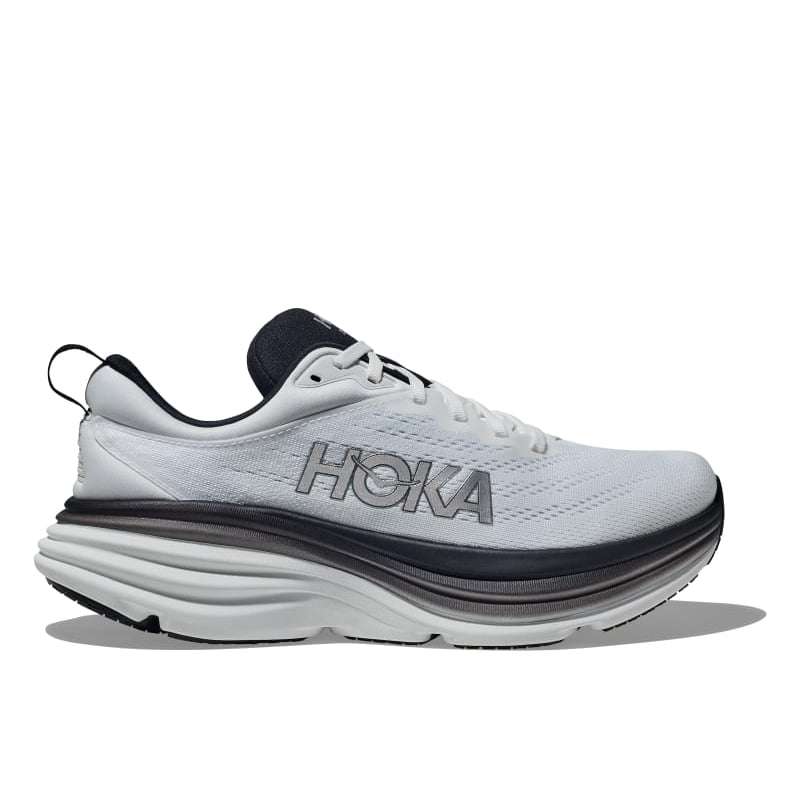 10001 Hoka Bondi 8 White/Black - Image 1